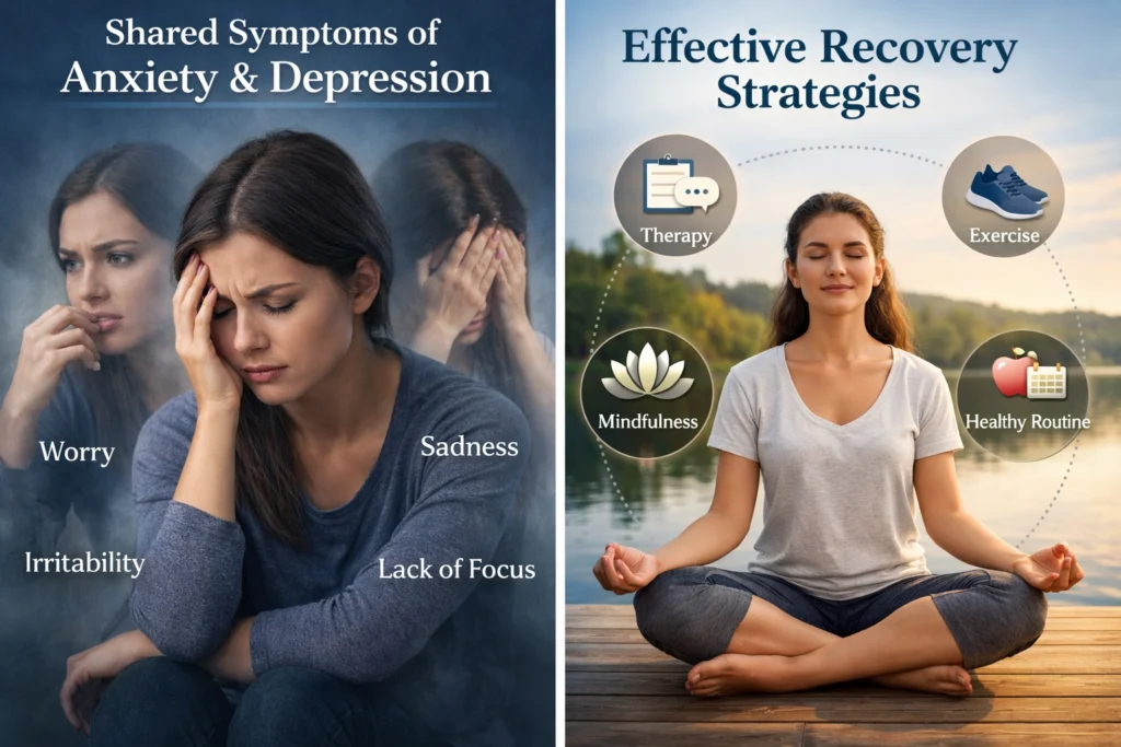 What Are the Shared Symptoms of Anxiety and Depression
