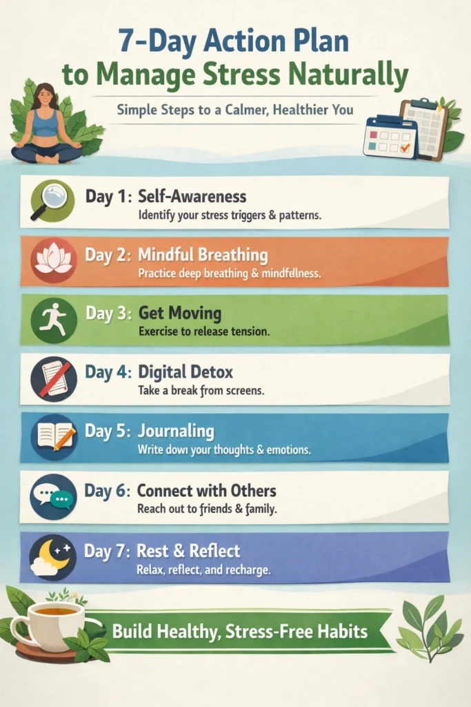 7-day action plan for stress