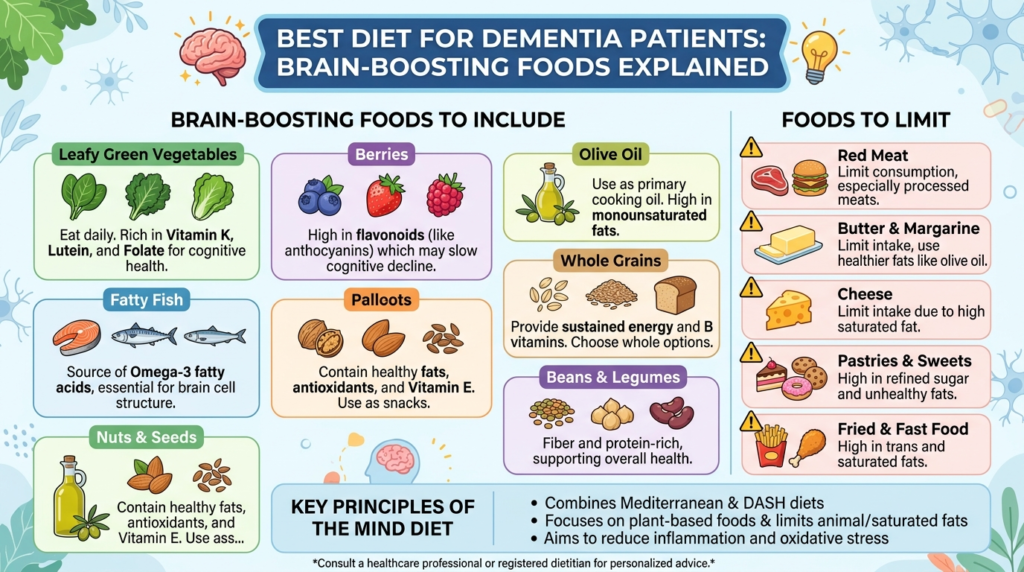 Best Diet for Dementia Patients Brain-Boosting Foods Explained